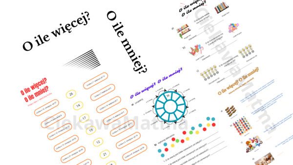 O ile więcej? O ile mniej?