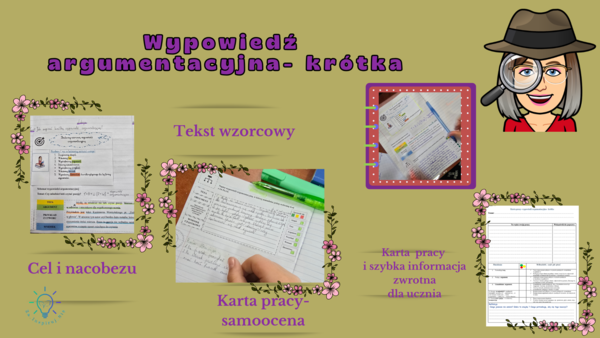Wypowiedź argumentacyjna- krótka kl. IV-VIII - karty pracy