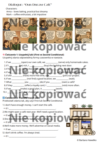 Karta Pracy: "Dream Café – Talking About Possibilities"