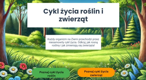 Cykl życia roślin i zwierząt