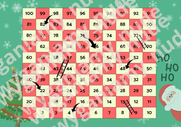 Gra planszowa świąteczna