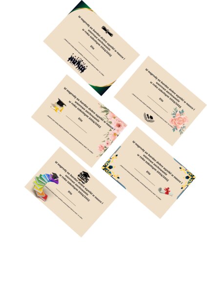 Wklejki do nagród książkowych dla uczniów na koniec roku szkolnego 2024/2025