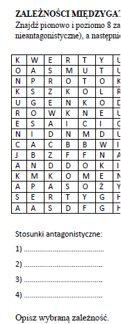 Zależności międzygatunkowe