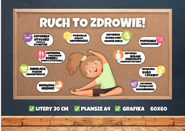 Gazetka szkolna - RUCH TO ZDROWIE!