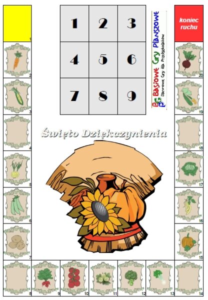 Święto Dziękczynienia – Gra planszowa