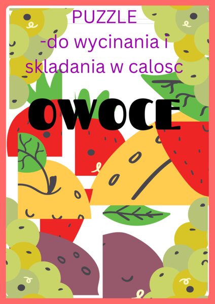 Puzzle owocowe