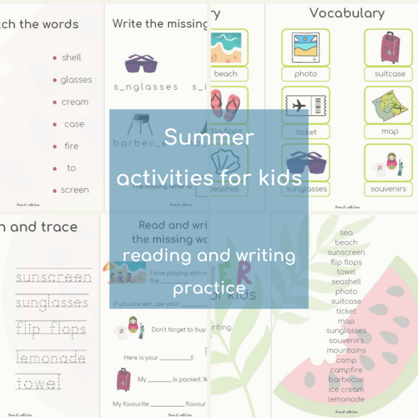 Summer reading & writing activities for kids