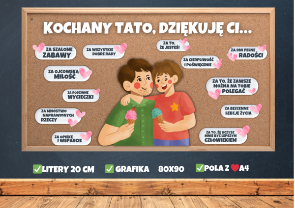 Gazetka szkolna - KOCHANY TATO, DZIĘKUJĘ CI ZA...