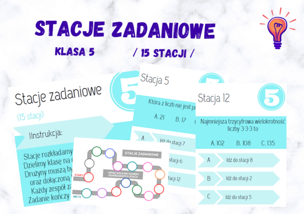 Stacje zadaniowe - klasa 5