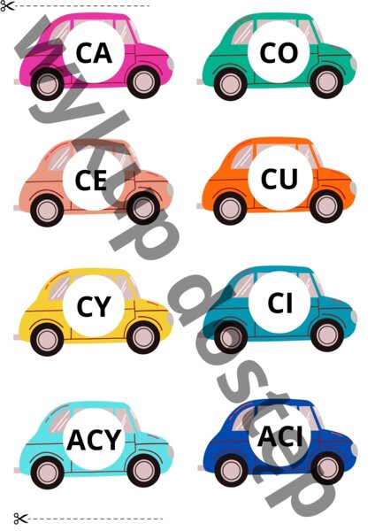 SYLABKI DO ĆWICZEŃ GŁOSKI `C`_ AUTA