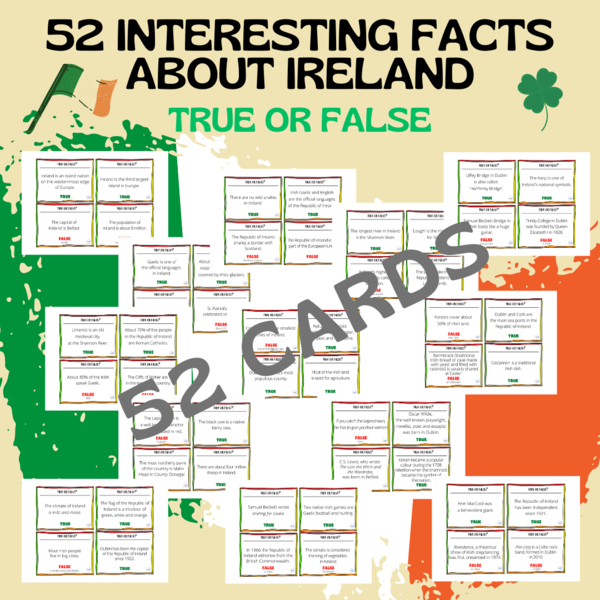 51 FACTS ABOUT IRELAND / TRUE OR FALSE