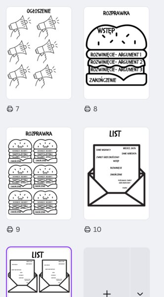 Schematy prac pisemnych