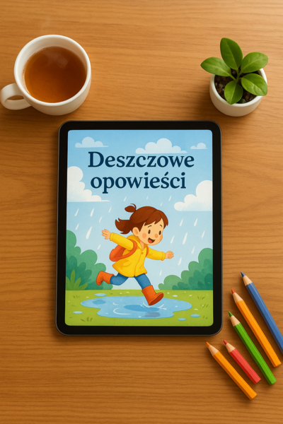 „Deszczowe opowieści” – książka ilustrowana dla dzieci