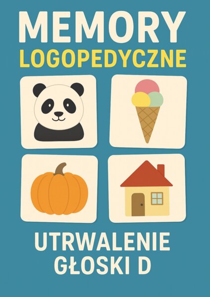 Memory logopedyczne – Utrwalenie głoski „D”