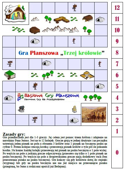 Trzej królowie – Gra planszowa