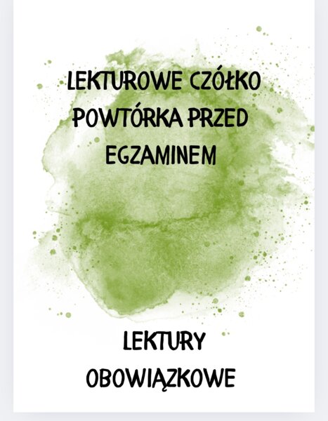 Czółko powtórka przed egzaminem