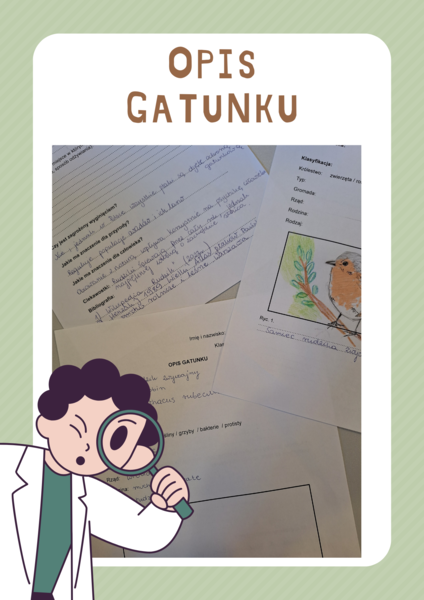 Opis gatunku - praca z materiałem źródłowym