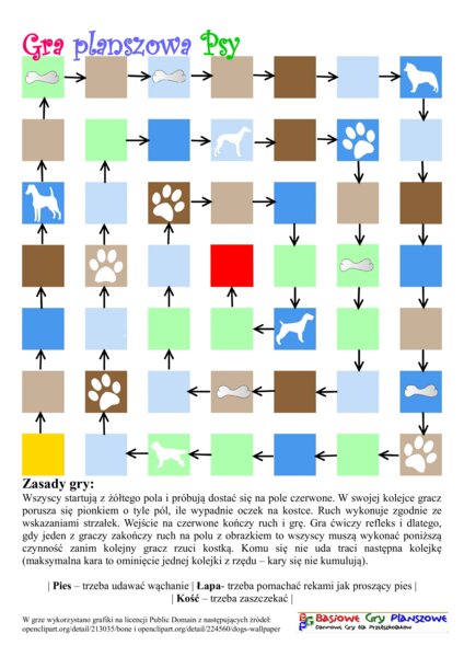 Psy – Gra planszowa