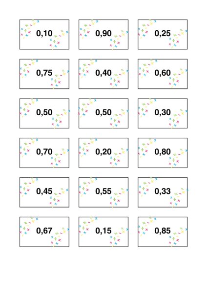 Gra "DO JEDNEJ" z dodawaniem ułamków dziesiętnych