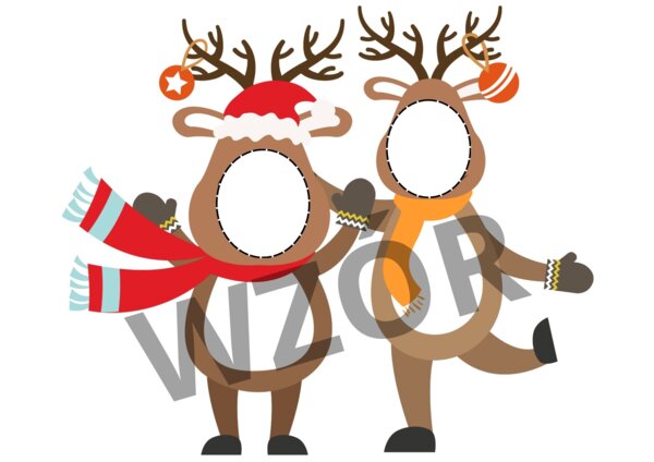 Mega fotobudka renifery