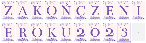 GIRLANDA - ZAKOŃCZENIE ROKU 2023