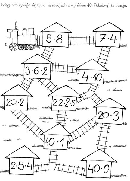 Karta pracy - mnożenie