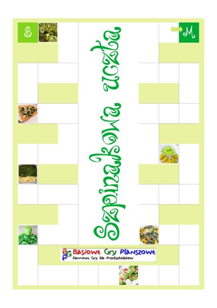 Szpinakowa uczta – Gra planszowa