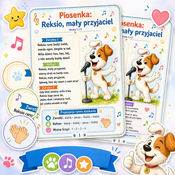 Piosenka: Reksio, mały przyjaciel