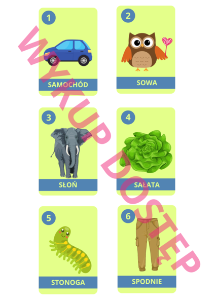 LOGOPEDYCZNY PIOTRUŚ (lub memory) Z GŁOSKĄ `S`