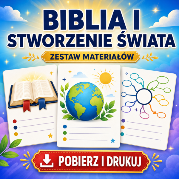 Biblia i stworzenie świata - 5 pomysłowych materiałów na lekcje
