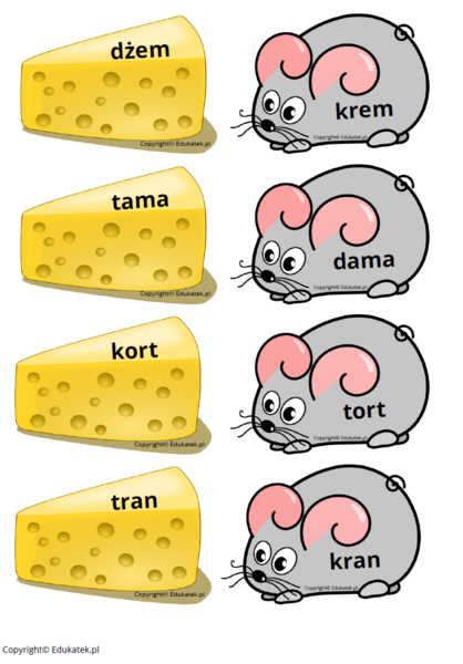 Polowanie na rymy – utrwalanie czytania