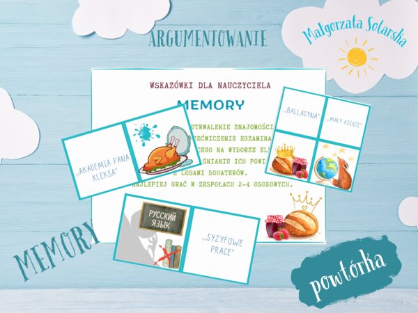 Memory- powtórka z lektur egzaminacyjnych