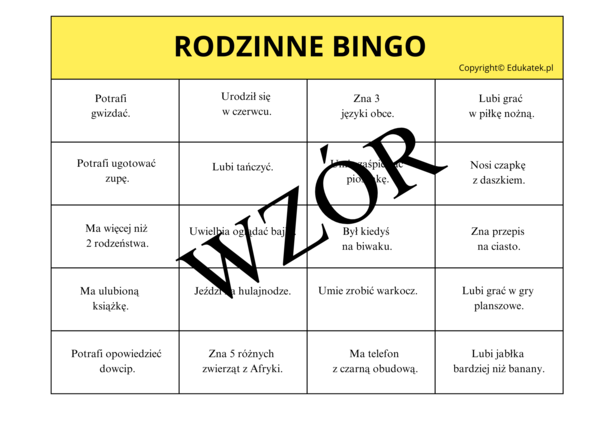 Zabawy na „Dzień Rodziny”, „Dzień Mamy”, „Dzień Taty”, „Dzień Babci i Dziadka” cz. 2 – pomoce dla nauczyciela
