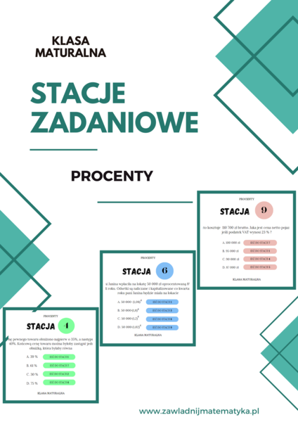 Stacje zadaniowe - procenty