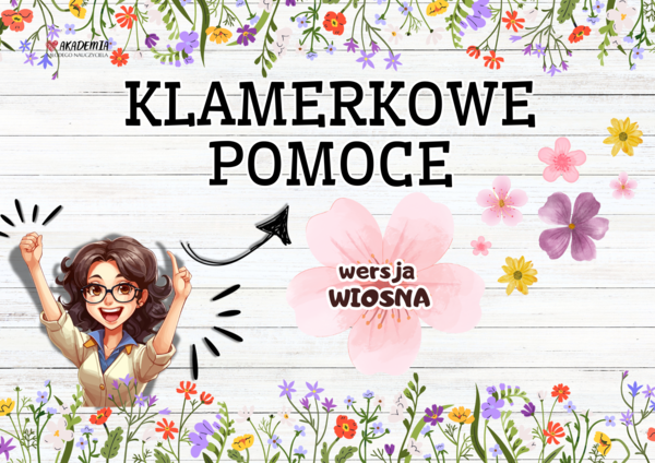 ZESTAW POMOCY KLAMERKOWYCH - WERSJA WIOSNA