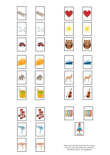 Logopedyczny Piotruś z głoską S - nagłos