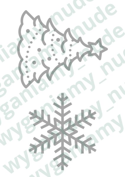 Świąteczne rysowanie po śladzie