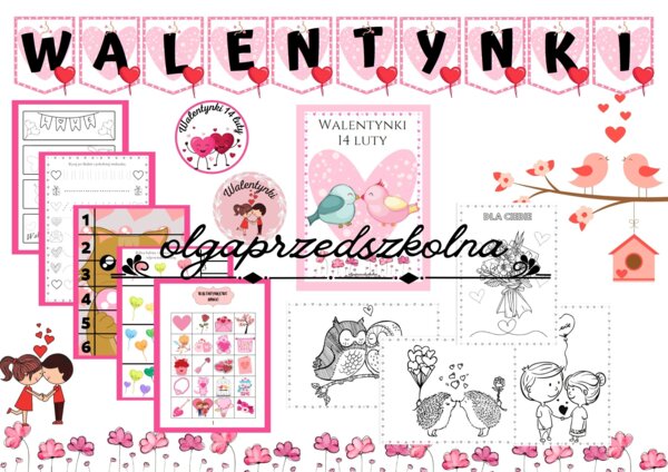 Walentynki - zestaw