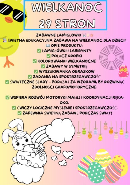 Wielkanoc 29 stron karta pracy