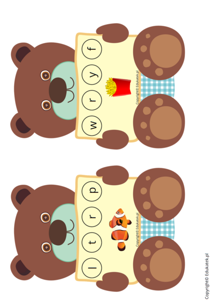 Misiowe litery – nauka czytania