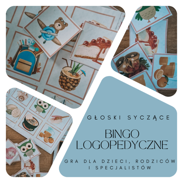 BINGO LOGOPEDYCZNE - głoski syczące [s,c,z,dz]