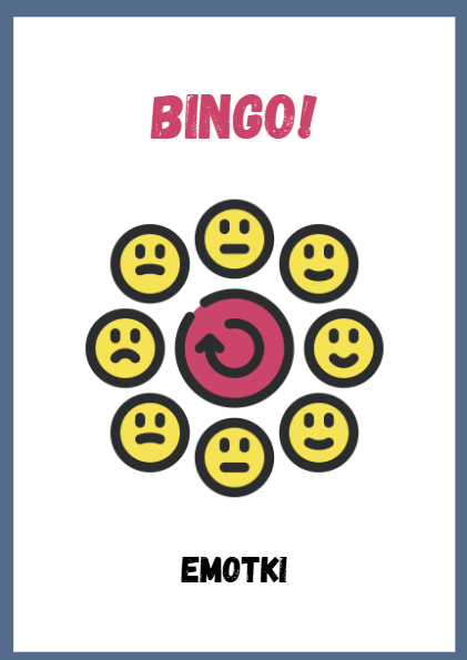 Bingo - Emotki: Zabawa, Która Uczy Rozumienia Emocji!