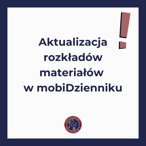 Instrukcja zmiany rozkładu materiału | mobiDziennik
