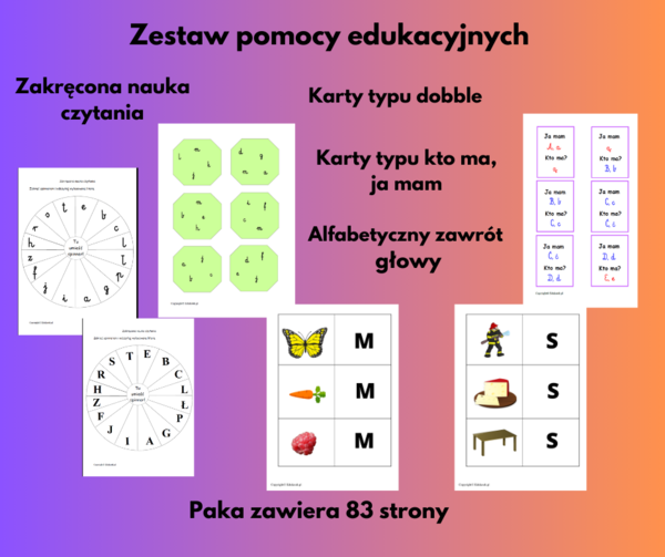 Zestaw pomocy edukacyjnych