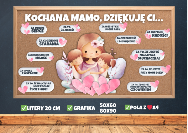 Gazetka szkolna - KOCHANA MAMO, DZIĘKUJĘ CI ZA...