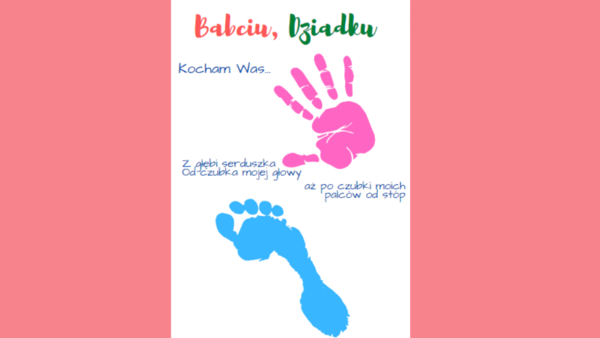 Upominek dla babcia i dziadek - szablony