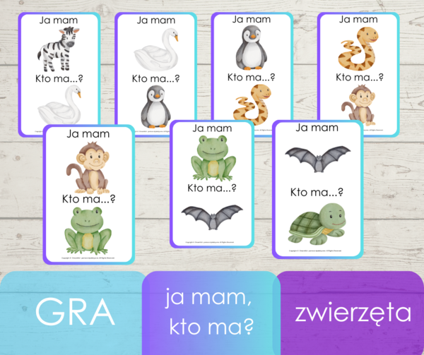 Ja mam, kto ma ? - zwierzęta