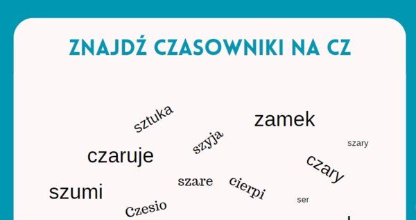 Podchwytliwa wyszukiwanka głoski szumiące