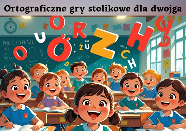 Ortograficzne gry stolikowe dla dwojga