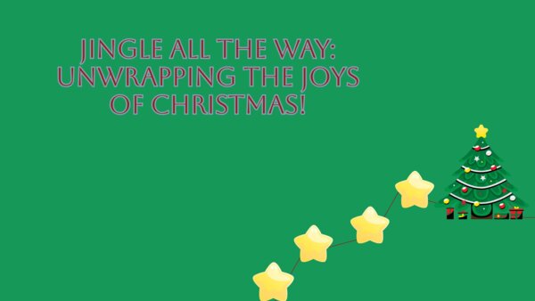Jingle All the Way - krótka świąteczna prezentacja, która może posłużyć, jako dodatek do zajęć.